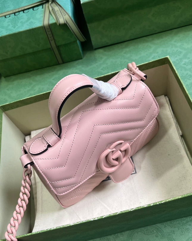 Gucci Marmont Mini Top Handle Bag 702563