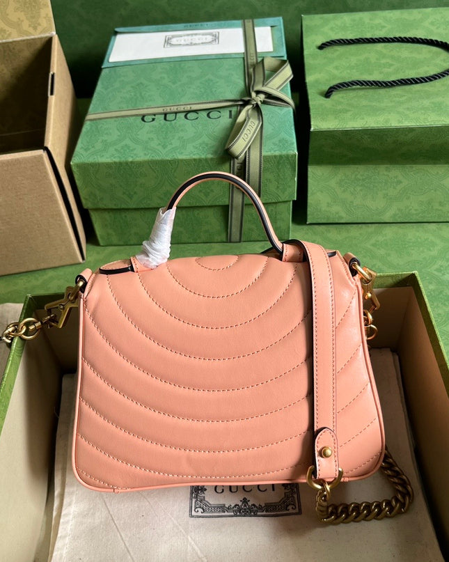 Gucci Marmont Mini Top Handle Bag ‎547260