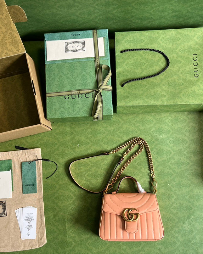 Gucci Marmont Mini Top Handle Bag ‎547260