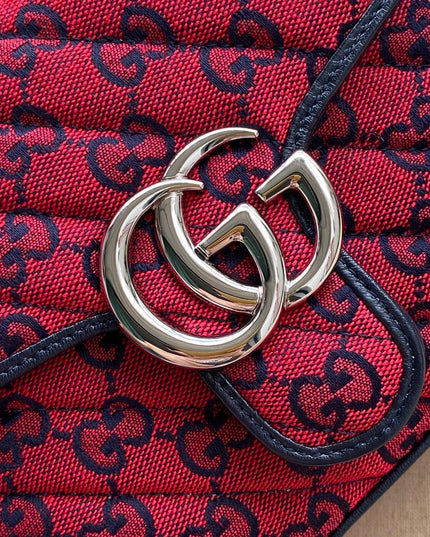 Gucci Marmont Multicolor Mini Top Handle Bag