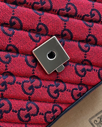 Gucci Marmont Multicolor Mini Top Handle Bag