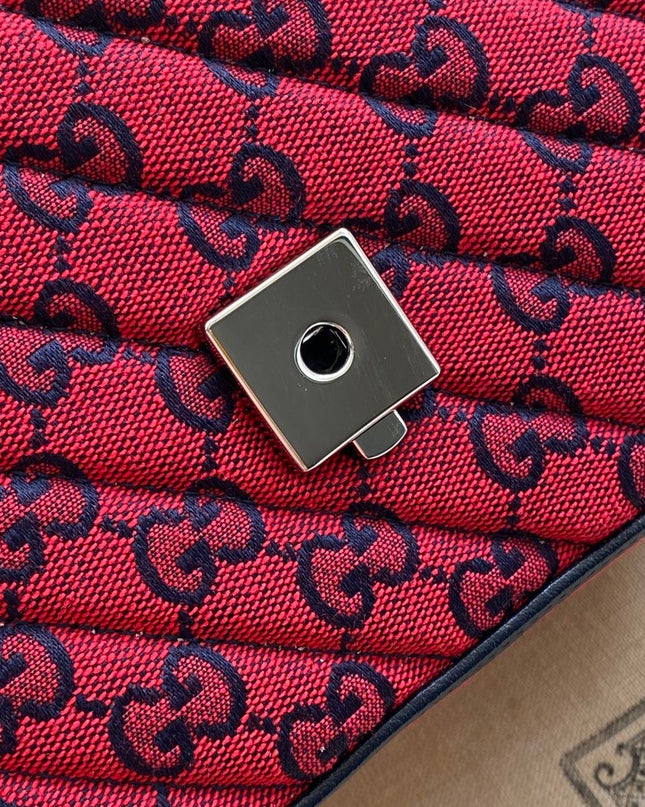 Gucci Marmont Multicolor Mini Top Handle Bag