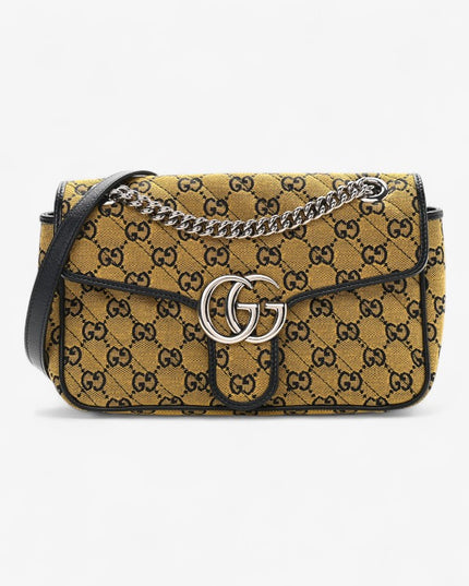 Gucci Marmont Multicolor Small Shoulder Bag 443497 – Yellow GG Canvas
