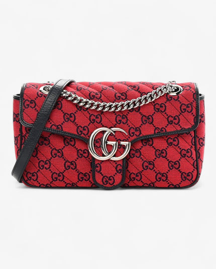 Gucci Marmont Multicolor Small Shoulder Bag 443497 - Red