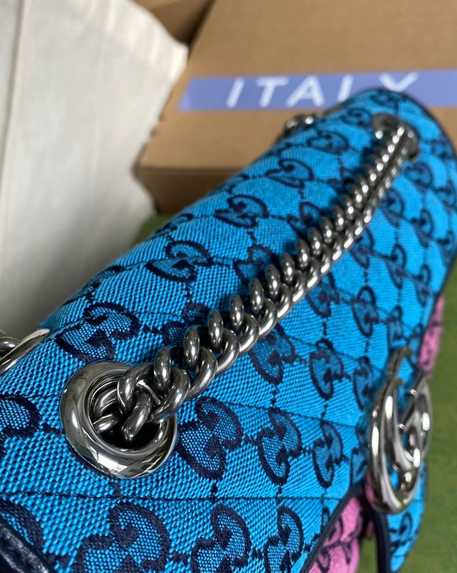Gucci Marmont Multicolor Small Shoulder Bag 443497 - Multicolor