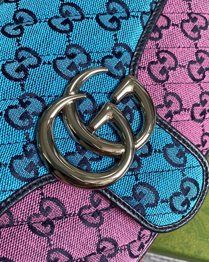 Gucci Marmont Multicolor Small Shoulder Bag 443497 - Multicolor