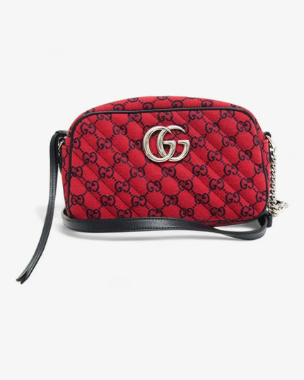Gucci Marmont Multicolor Small Shoulder Bag 447632 - Red