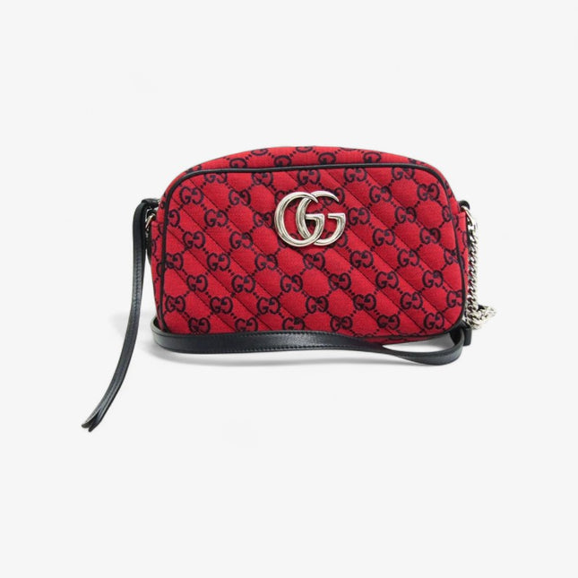 Gucci Marmont Multicolor Small Shoulder Bag 447632 - Red