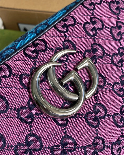 Gucci Marmont Small Shoulder Bag 447632 – Multicolor GG Canvas