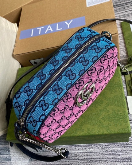 Gucci Marmont Small Shoulder Bag 447632 – Multicolor GG Canvas