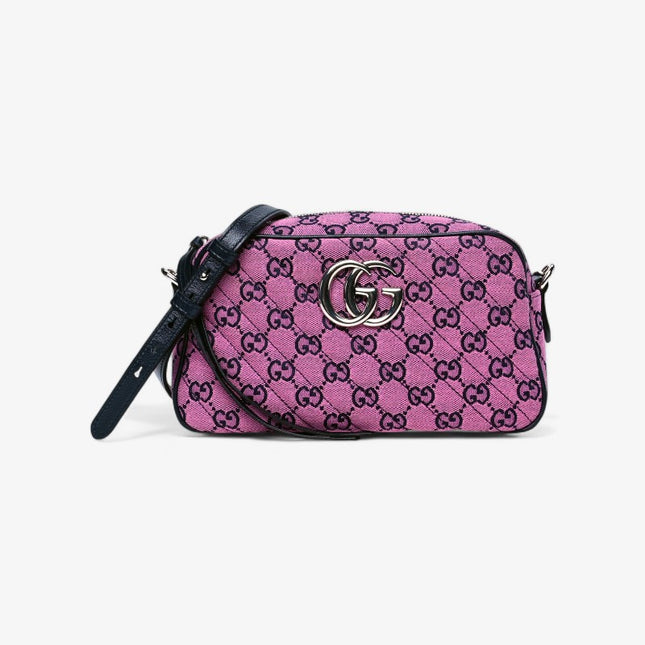 Gucci Marmont Multicolor Small Shoulder Bag 447632 – Pink GG Canvas