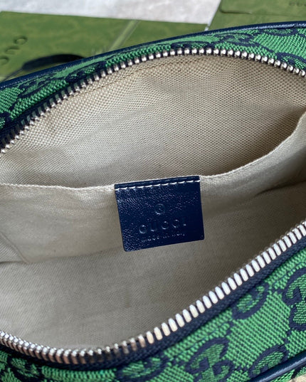 Gucci Marmont Multicolor Small Shoulder Bag 447632 - Green