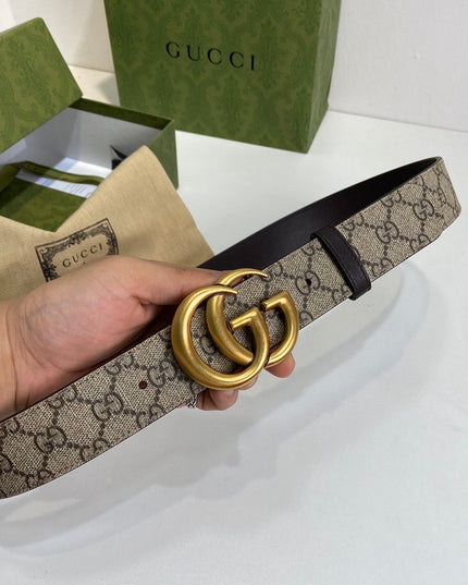Gucci Marmont Reversible Belt 659416 – Brown Leather