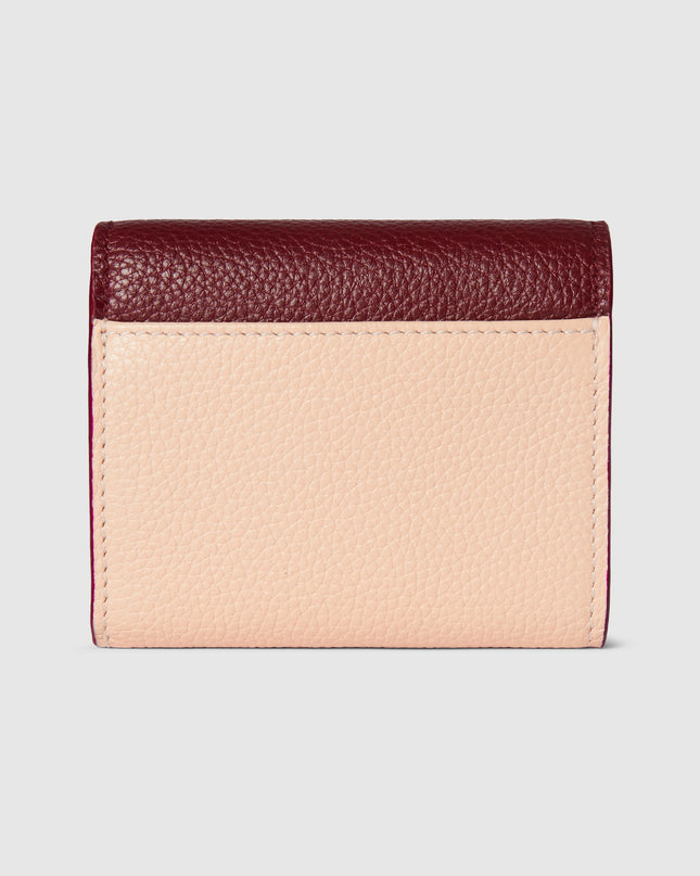 Gucci Marmont Rosso Ancora and Pink Leather Mini Wallet