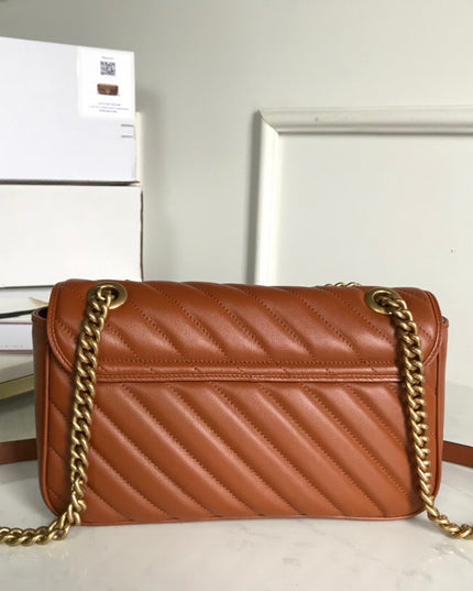 Gucci Marmont Small Matelasse Shoulder Bag 443497