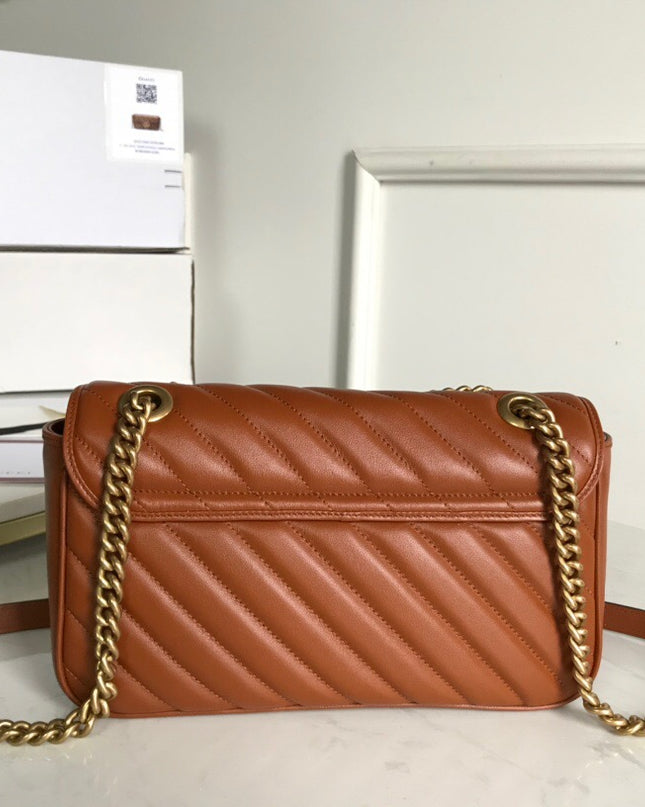 Gucci Marmont Small Matelasse Shoulder Bag 443497