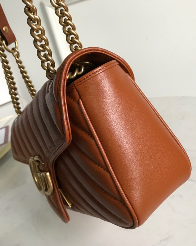 Gucci Marmont Small Matelasse Shoulder Bag 443497