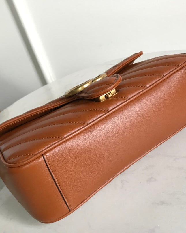 Gucci Marmont Small Matelasse Shoulder Bag 443497