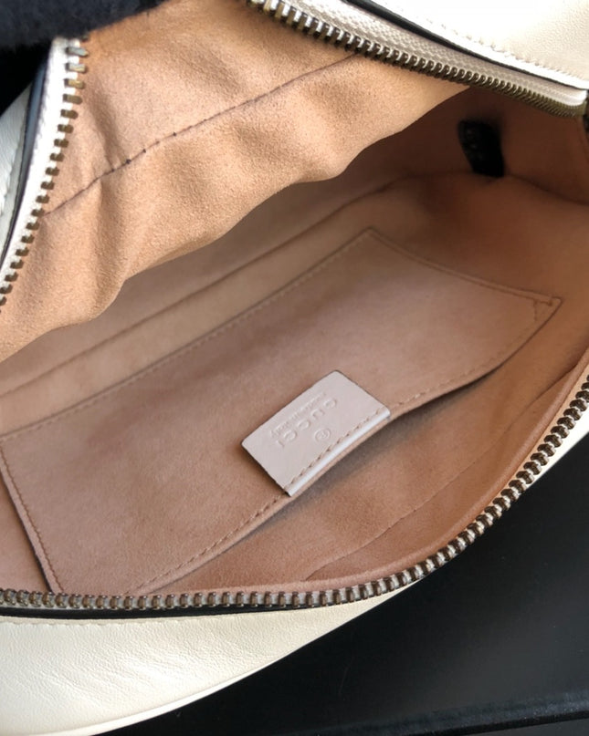 Gucci Marmont Small Matelassé Shoulder Bag 447632 White