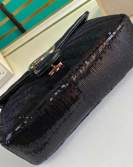 Gucci Marmont Small Seqiin Shoulder Bag 443497