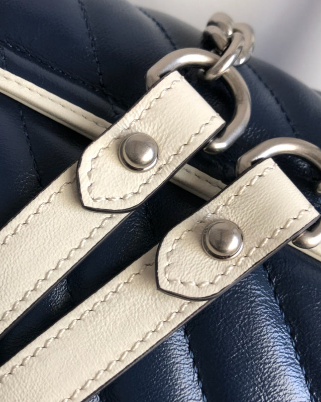Gucci Marmont Small Shoulder Bag 443497 Blue