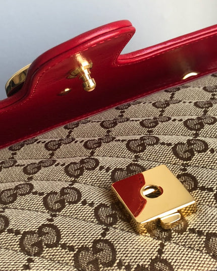 Gucci GG Marmont Small Shoulder Bag – Red Trim