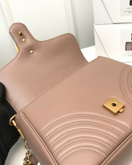 Gucci Marmont Small Top Handle Bag 498110 Pink
