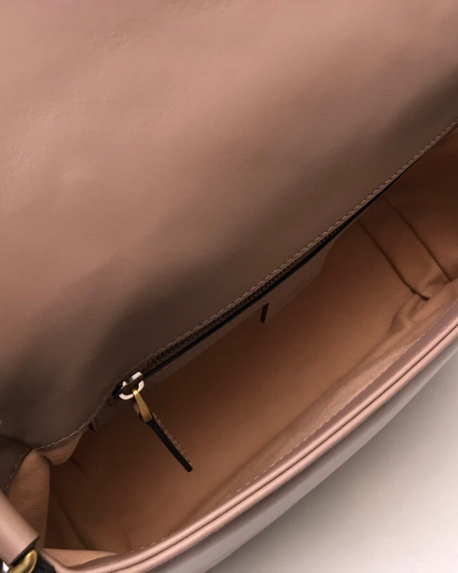 Gucci Marmont Small Top Handle Bag 498110 Pink