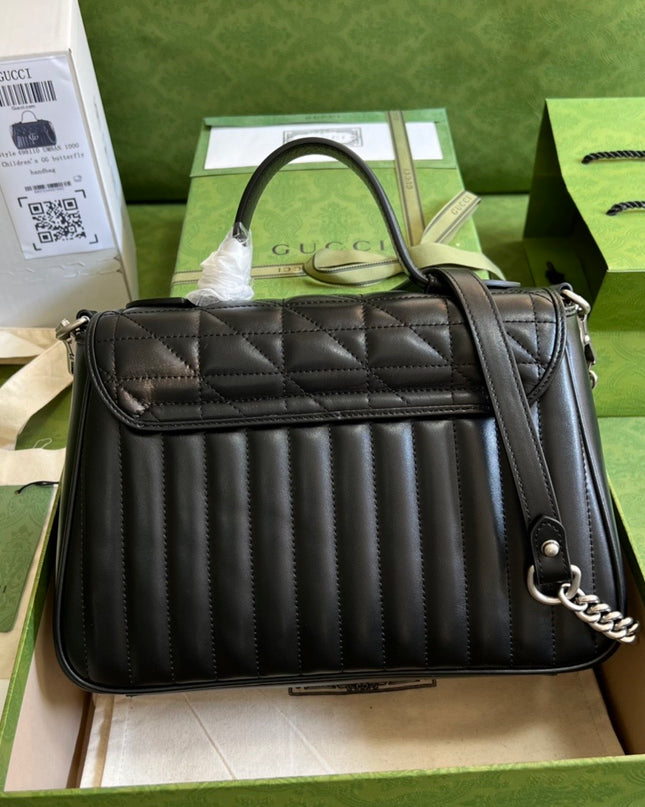 Gucci Marmont Small Top Handle Bag 498110