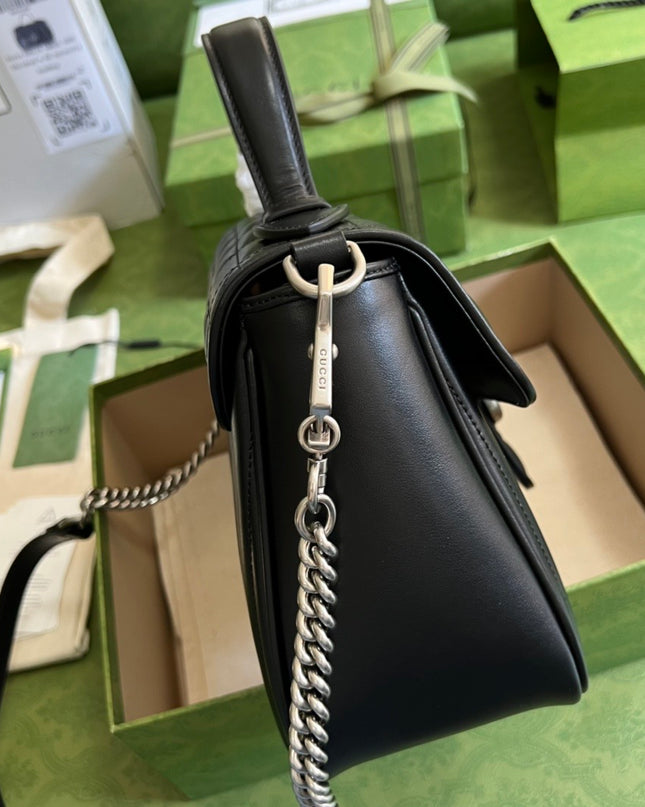 Gucci Marmont Small Top Handle Bag 498110
