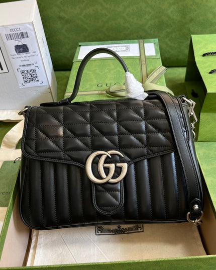 Gucci Marmont Small Top Handle Bag 498110