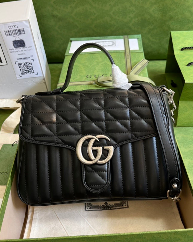 Gucci Marmont Small Top Handle Bag 498110