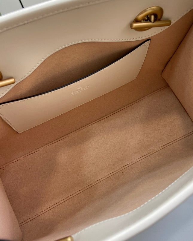 Gucci GG Marmont Small Tote Bag – Cream Matelassé Leather