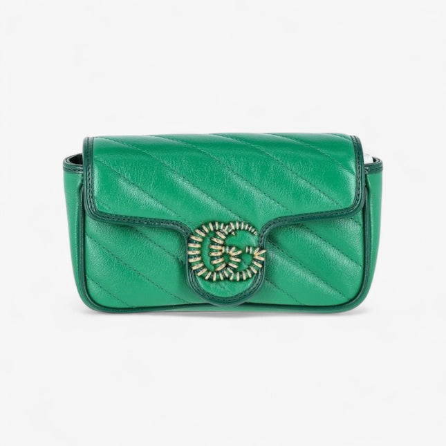 Gucci GG Marmont Mini Bag – Green Matelassé
