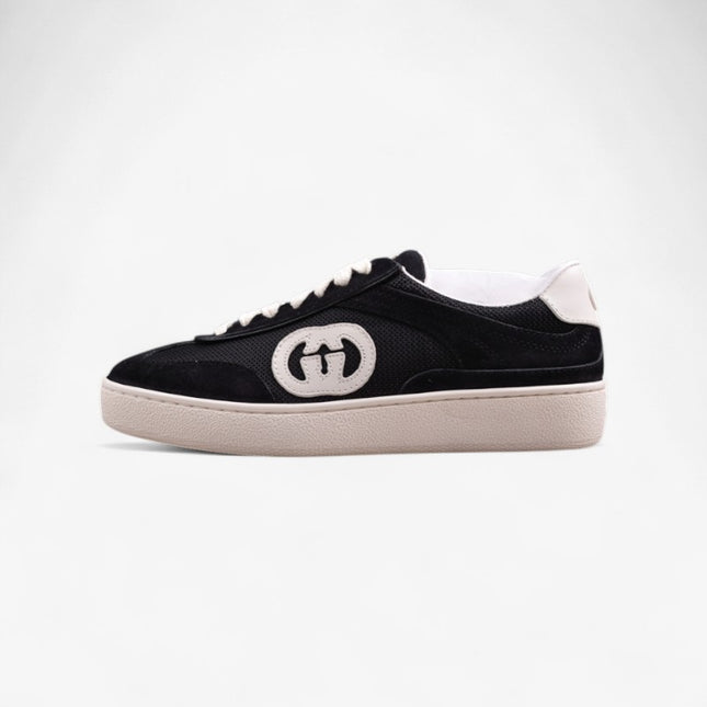 Gucci Men’s Coastal-Inspired Suede Sneaker with Interlocking