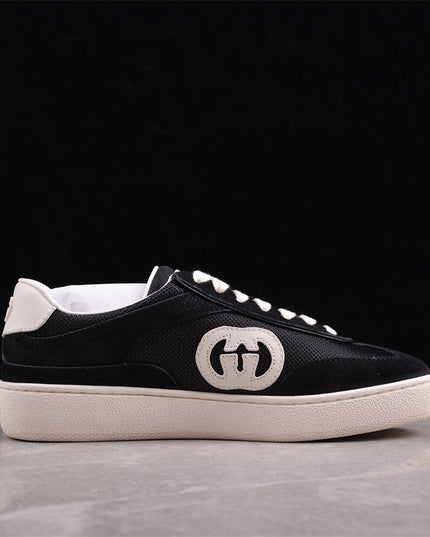 Gucci Men’s Coastal-Inspired Suede Sneaker with Interlocking