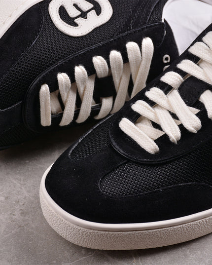 Gucci Men’s Coastal-Inspired Suede Sneaker with Interlocking