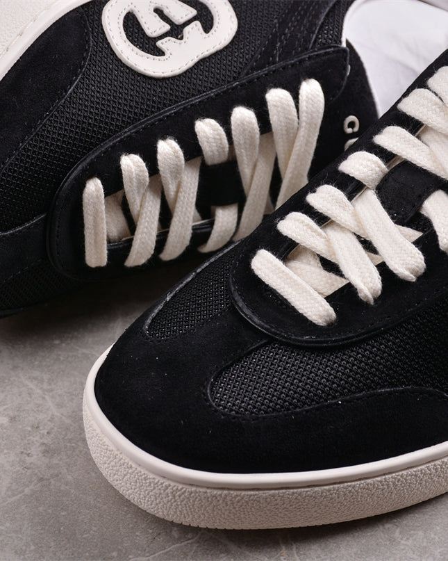 Gucci Men’s Coastal-Inspired Suede Sneaker with Interlocking
