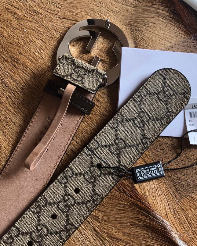 Gucci Men's GG Supreme Belt 411924