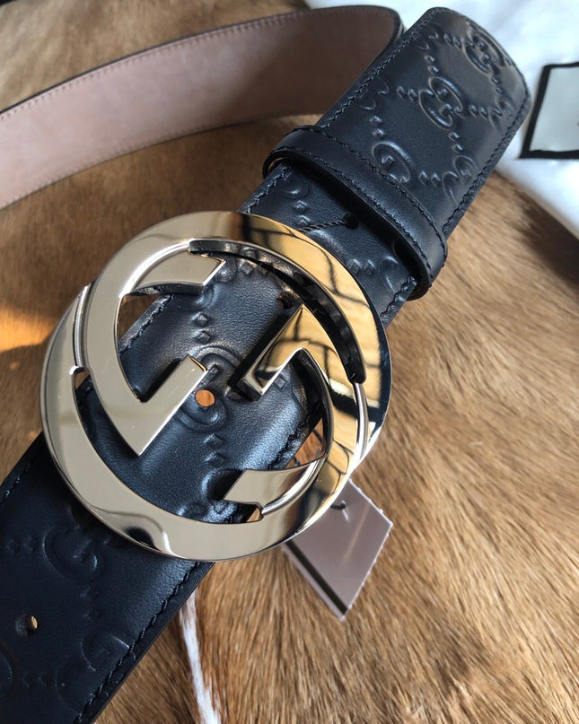 Gucci Men's Signature Leather Belt 411924