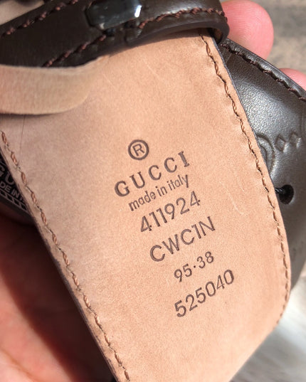 Gucci Men's Signature Leather Belt 411924