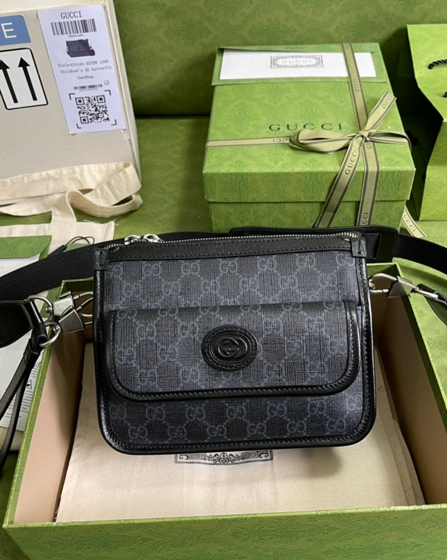 Gucci Messenger Bag With Interlocking G 674164