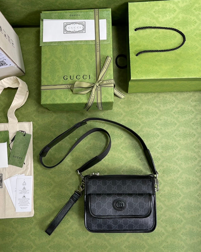 Gucci Messenger Bag With Interlocking G 674164