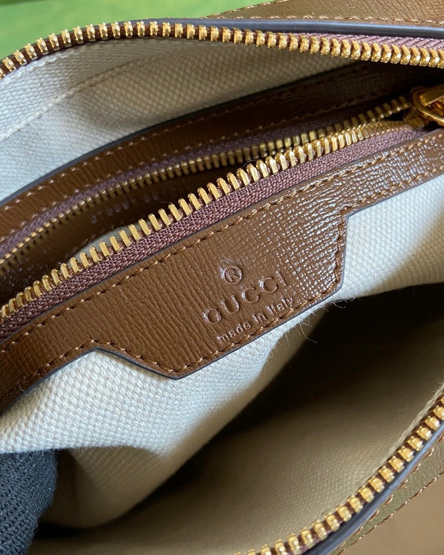 Gucci Jumbo GG Canvas Messenger Bag – Beige/Brown