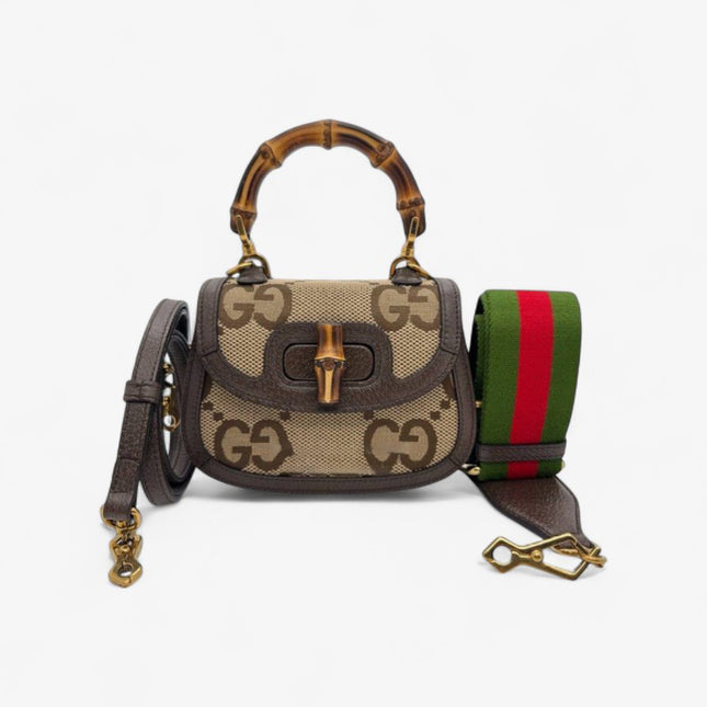 Gucci Mini Jumbo Gg Bag With Bamboo 686864