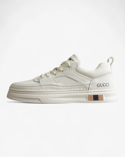 Gucci Monochrome Cream Platform Sneaker