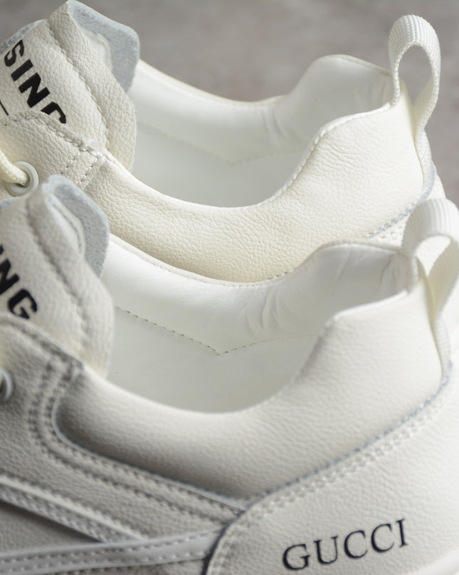 Gucci Monochrome Cream Platform Sneaker