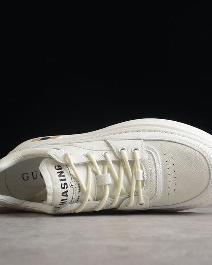 Gucci Monochrome Cream Platform Sneaker