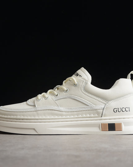 Gucci Monochrome Cream Platform Sneaker