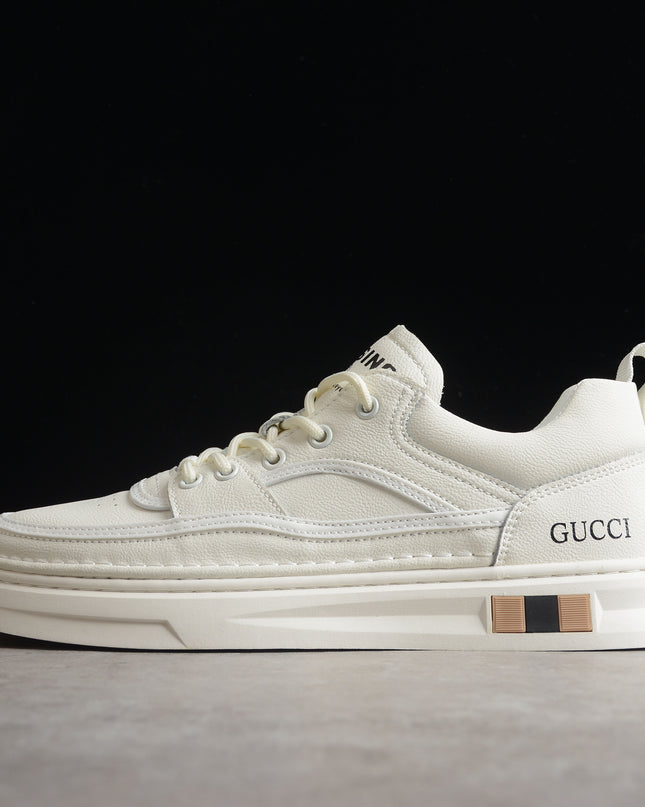 Gucci Monochrome Cream Platform Sneaker